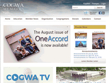 Tablet Screenshot of members.cogwa.org